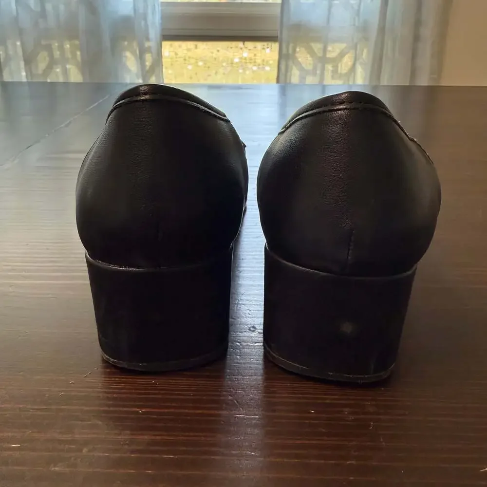 Adrienne Vittadini black Dress‎ Loafers 8.5 Like New